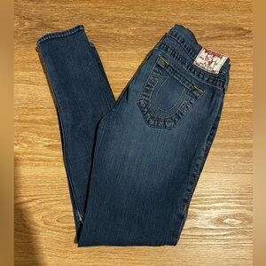 True‎ Religion Women’s Distressed Skinny Jeans Size 30